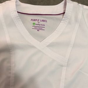 Set of XS/S White Scrubs from Purple Label